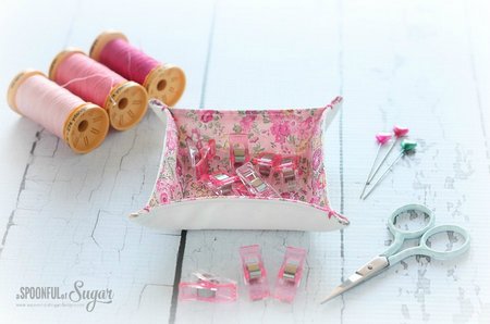 DIY Charm Square Fabric Tray | New Craft Works