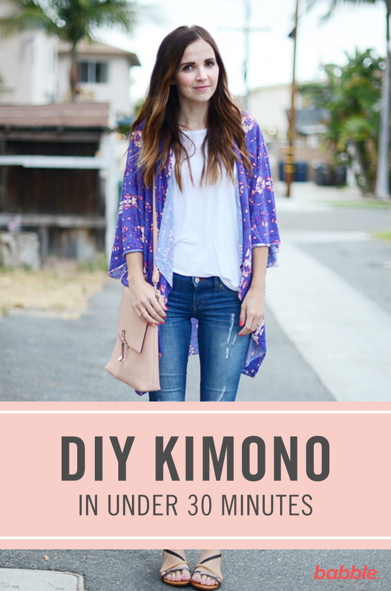 How to Sew a Kimono in Less Than 30 Minutes - New Craft Works