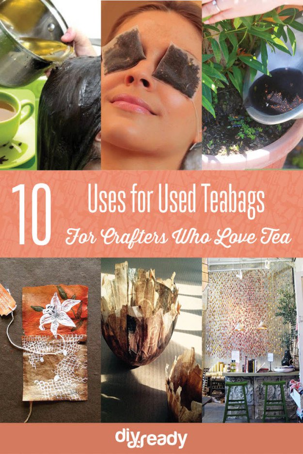 10 Uses for Used Teabags For Crafters Who Love Tea | New Craft Works