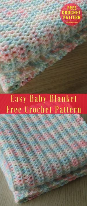 Easy Baby Blanket - Free Crochet Pattern | New Craft Works