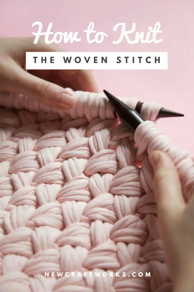 How to Knit the Woven Stitch - Free Knitting Tutorial | New Craft Works